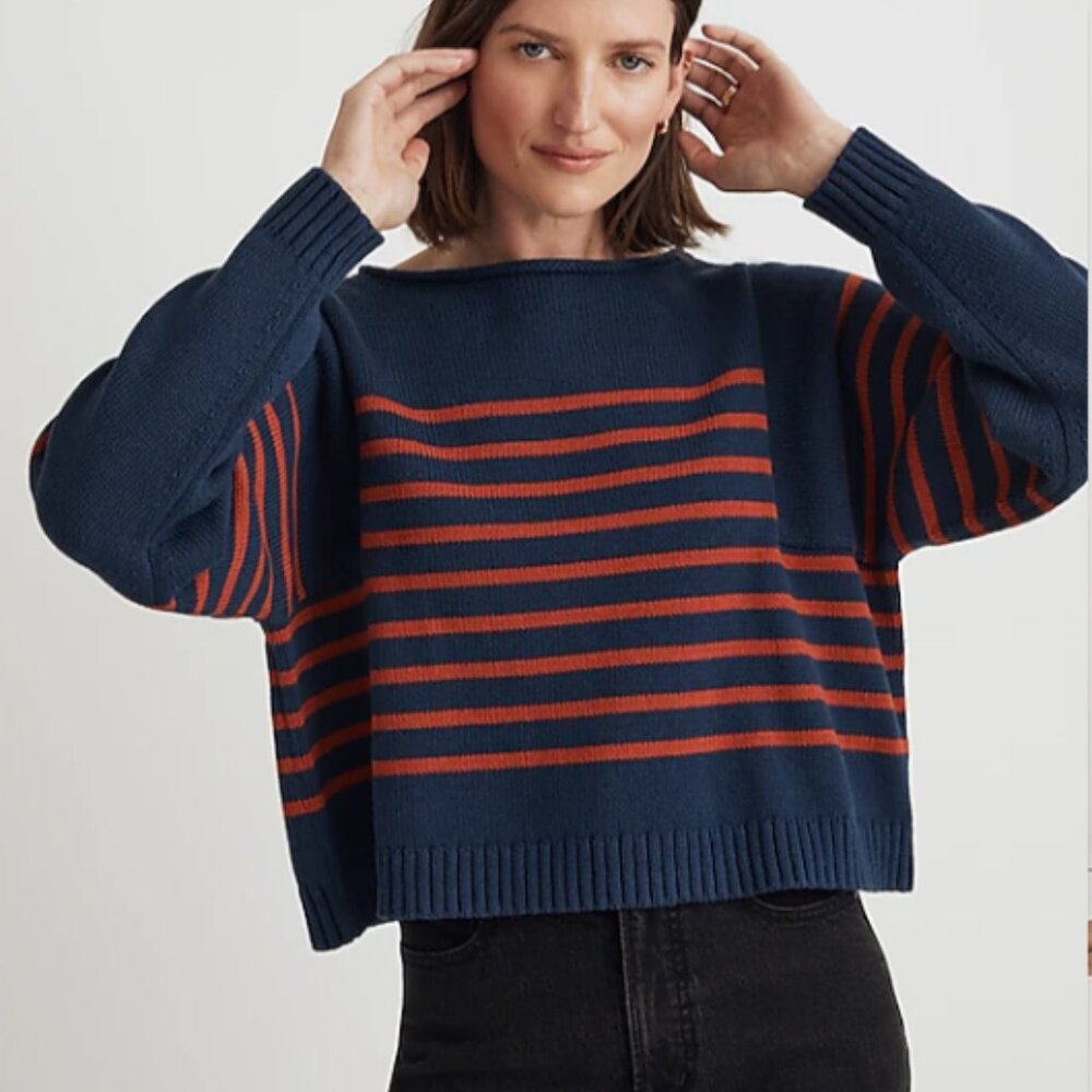 Madewell Rolled-Neck Pullover Sweater